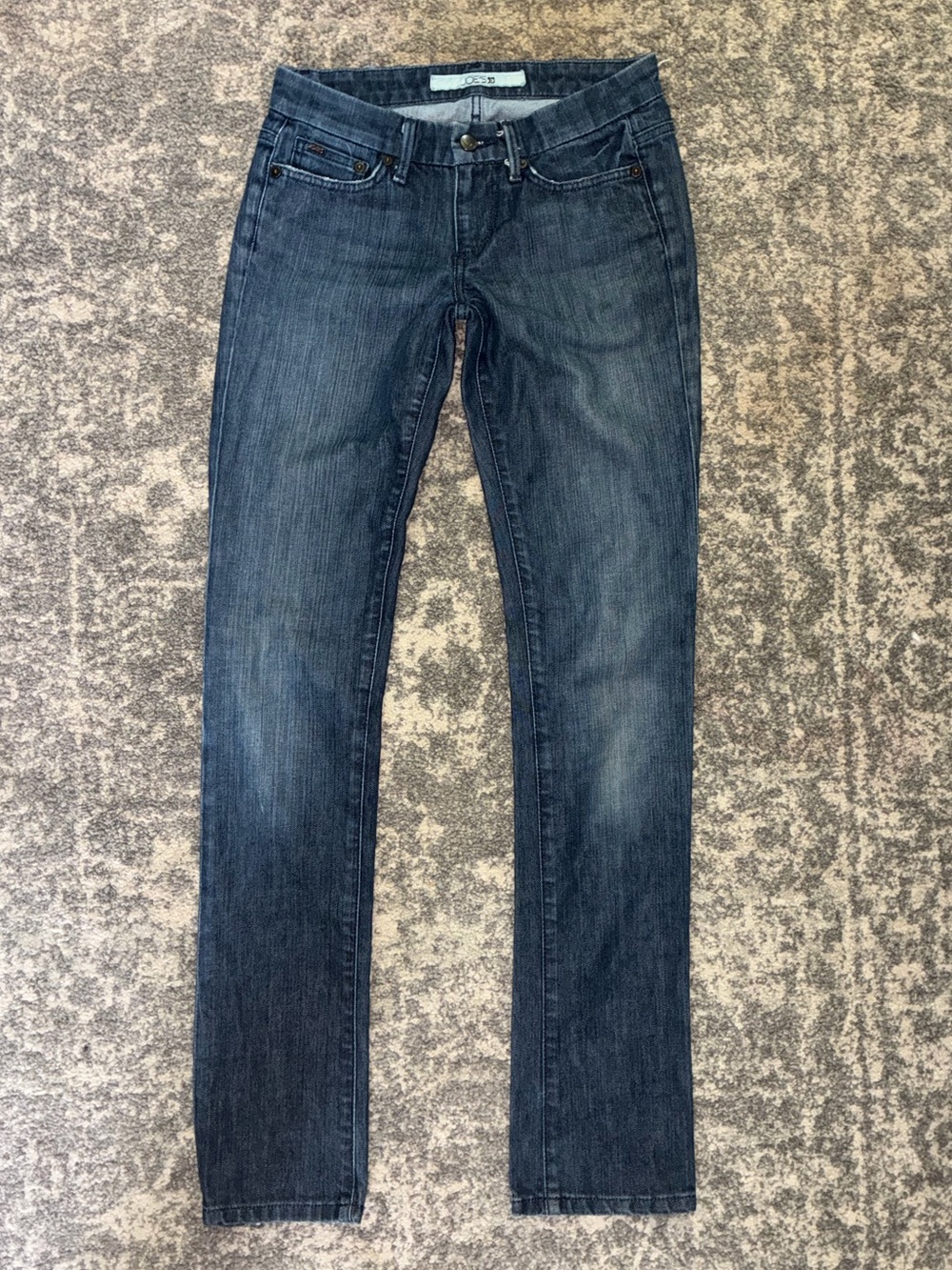 Joe's Jeans Dark Indigo Cigarette Fit Jeans